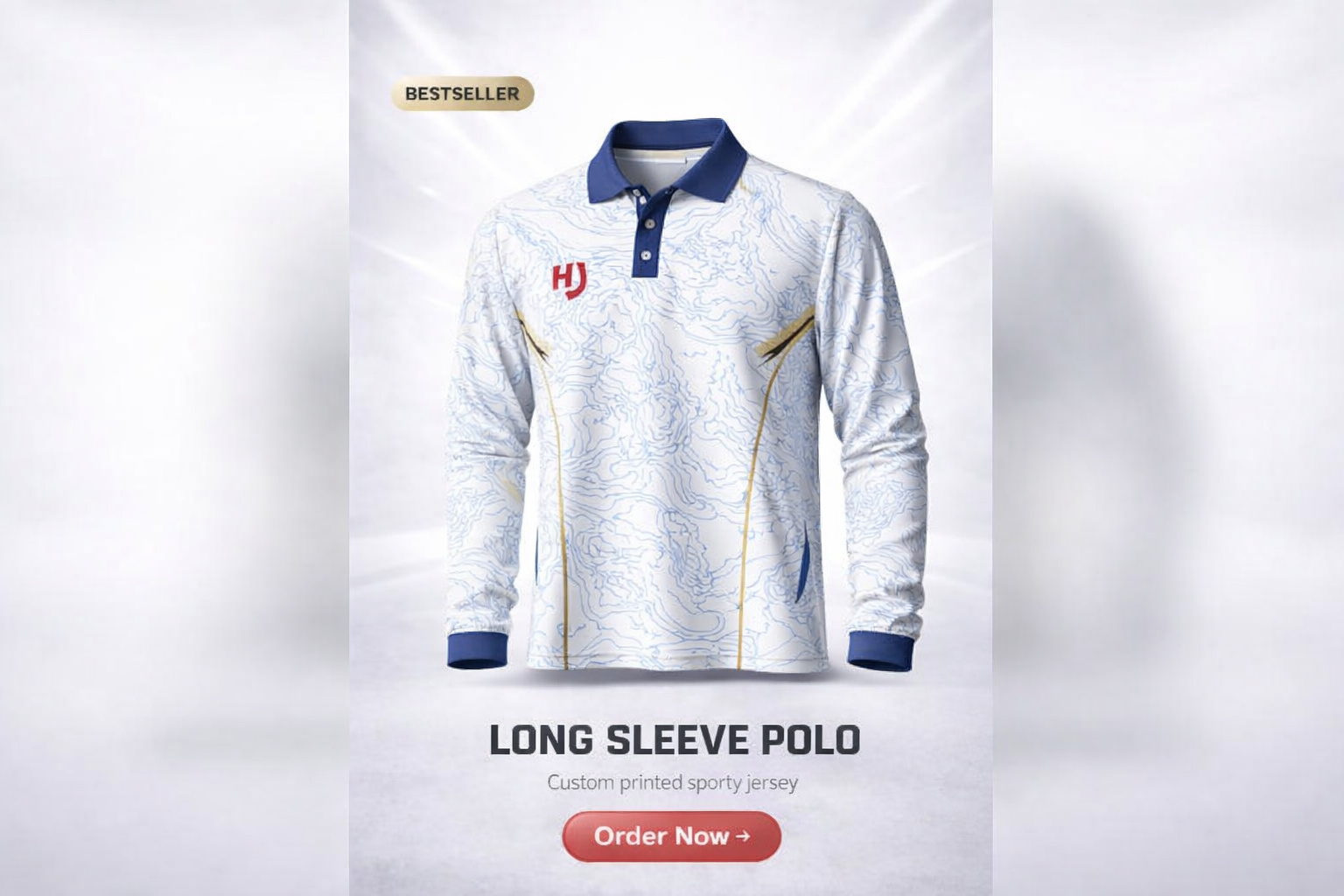  Long Sleeve Collar ( Polo)